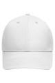 6 Panel Cap Organic Cotton, white