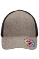 6 Panel Mesh Cap Melange, brown-melange/black