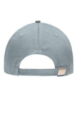 5 Panel Cap mit kontrastfarbener Schirmkante, light-grey/black - Myrtle Beach (4)