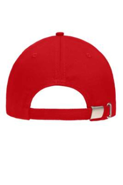 5 Panel Cap mit kontrastfarbener Schirmkante, red/white - Myrtle Beach (4)