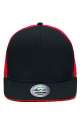 Pro Cap Mesh 6 Panel, black/red