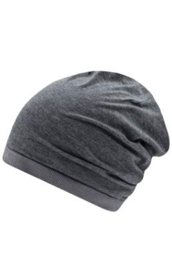 Heather Summer Beanie, black-melange/dark-grey – Myrtle Beach (2)