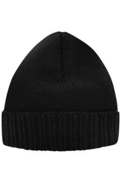 Basic Knitted Beanie, black – Myrtle Beach (4)