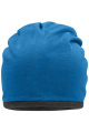 Fleece Beanie, bright-blue/carbon