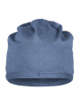 Organic Cotton Beanie OCS Standard, light-denim-melange
