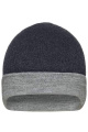 Reversible Beanie, grey-melange/grey-heather