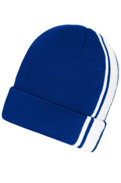 Winter Beanie, electric-blue/white – Myrtle Beach (2)