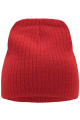 Rib Beanie, red