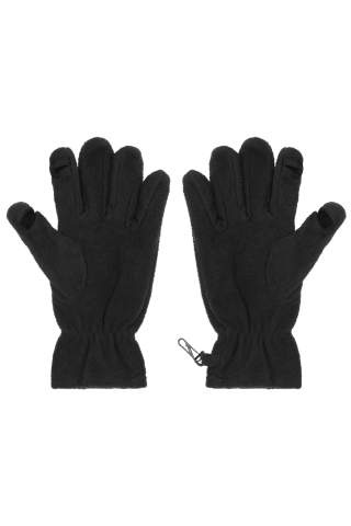 Touch-Screen Fleece Gloves, black – Myrtle Beach (1)