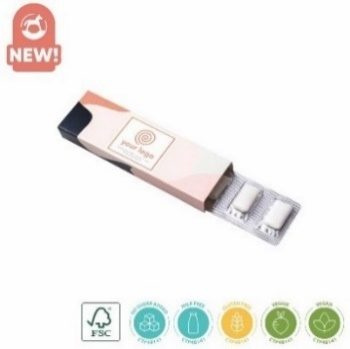 ZUCKERFREIE Kaugummi-Blisterpackung mit 10 Stück (Minze oder Wassermelone), Produktbild