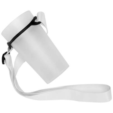 Lior Sublimation Lanyard mit Silikonband, Weiß, Produktbild (3)