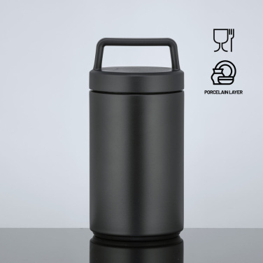 Porcelain Set: Thermobecher 630 ml und Speisebehälter mit Porzellanbeschichtung 800 ml, weitere Ansicht 4
