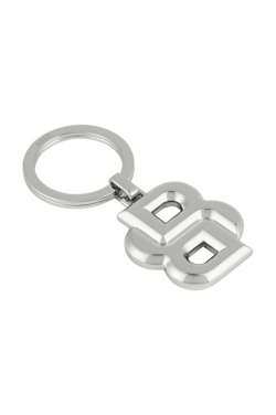 Schlüsselanhänger Doppel-B Glänzendes Chrom, Produktbild (3)