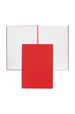 Notizbuch A5 Essential, rot liniert
