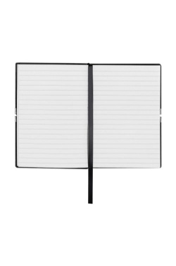 Notizbuch A6 Elegance, schwarz liniert, Produktbild (3)