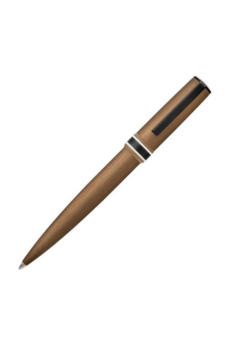 Kugelschreiber Arche Brushed Ring, kamelbraun, Produktbild (1)