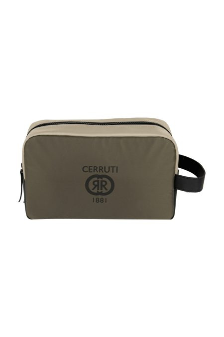 Kulturbeutel Ziegelrot beige Khaki Schwarz, Produktbild (1)