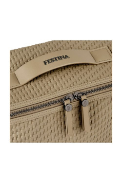 Kulturbeutel Interlace taupe, Produktbild (3)