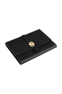 Ordner A5 Doppel-B Schwarz & goldfarben, Produktbild (4)