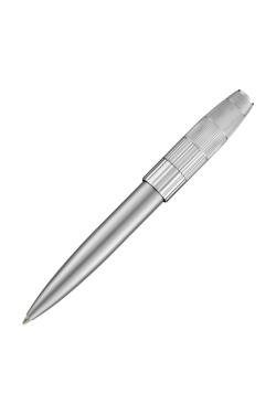 Kugelschreiber Striato, chromfarben, Produktbild (3)