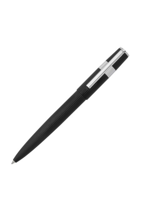 Kugelschreiber Gear Pinstripe Black /, chromfarben, Produktbild (1)