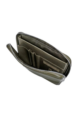 Laptoptasche, klassisch genarbtes Khaki, Produktbild (3)