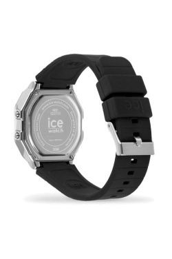 ICE Digit Retro – Metallsilber-Spiegel – Schwarz – Klein, Produktbild (2)