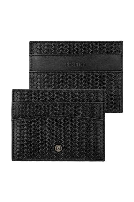 Kartenhalter Interlace Schwarz, Produktbild