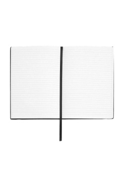 Notizbuch A5, Monogramm, grau liniert, Produktbild (3)