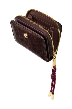 Kartenetui mit Klappe Philomène Burgundy, Produktbild (3)