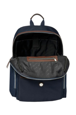 Rucksackknopf Marineblau & Braun, Produktbild (2)