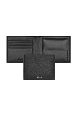 Geldbörse, klassisches genarbtes Schwarz, Produktbild (2)