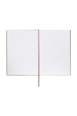 Notizbuch A5 Holografisches Blumenmuster Nude liniert, Produktbild (3)