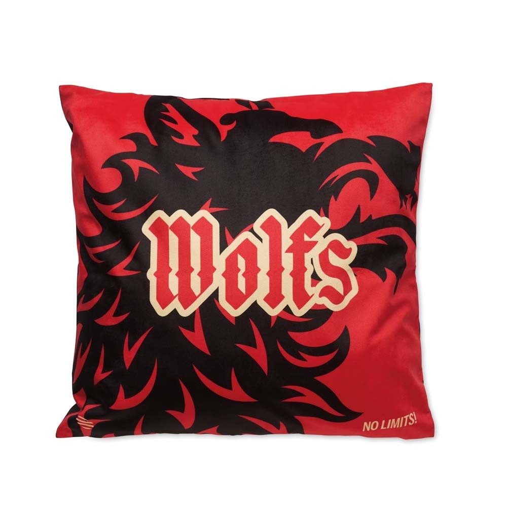 Quadratisches Kissen aus Samt-Polyester in Ihrem individuellen Design., Produktbild
