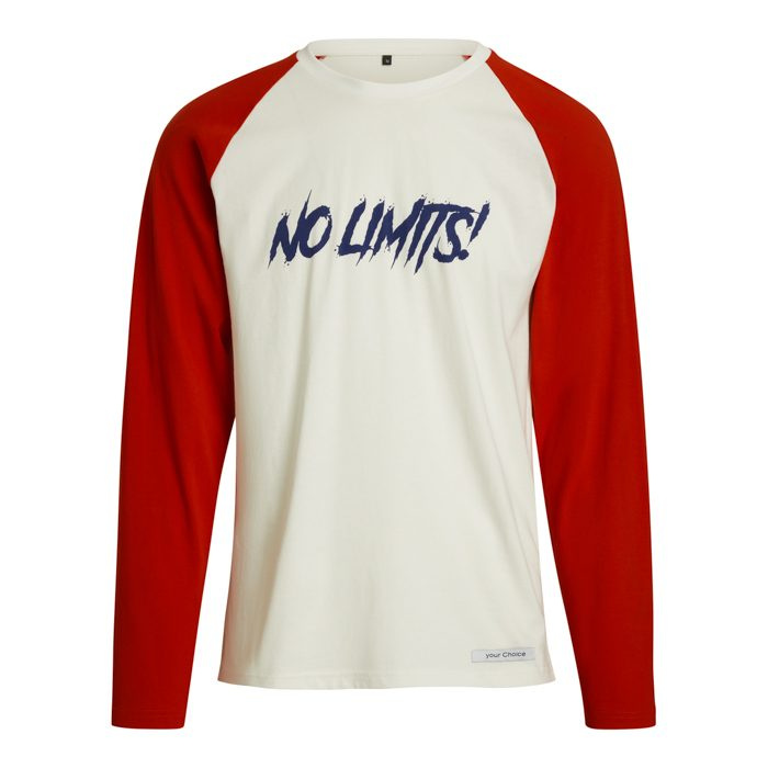 Individuell gestaltetes langärmeliges Raglan-T-Shirt aus Baumwolle, 155 g, Produktbild