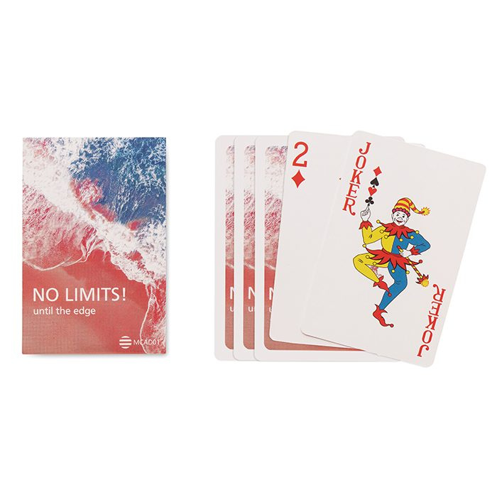 54 Spielkarten, Ihr Design auf einer Seite., Produktbild