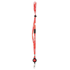 Verstellbares Polyester-Sublimations-Lanyard mit Ausweishalter.