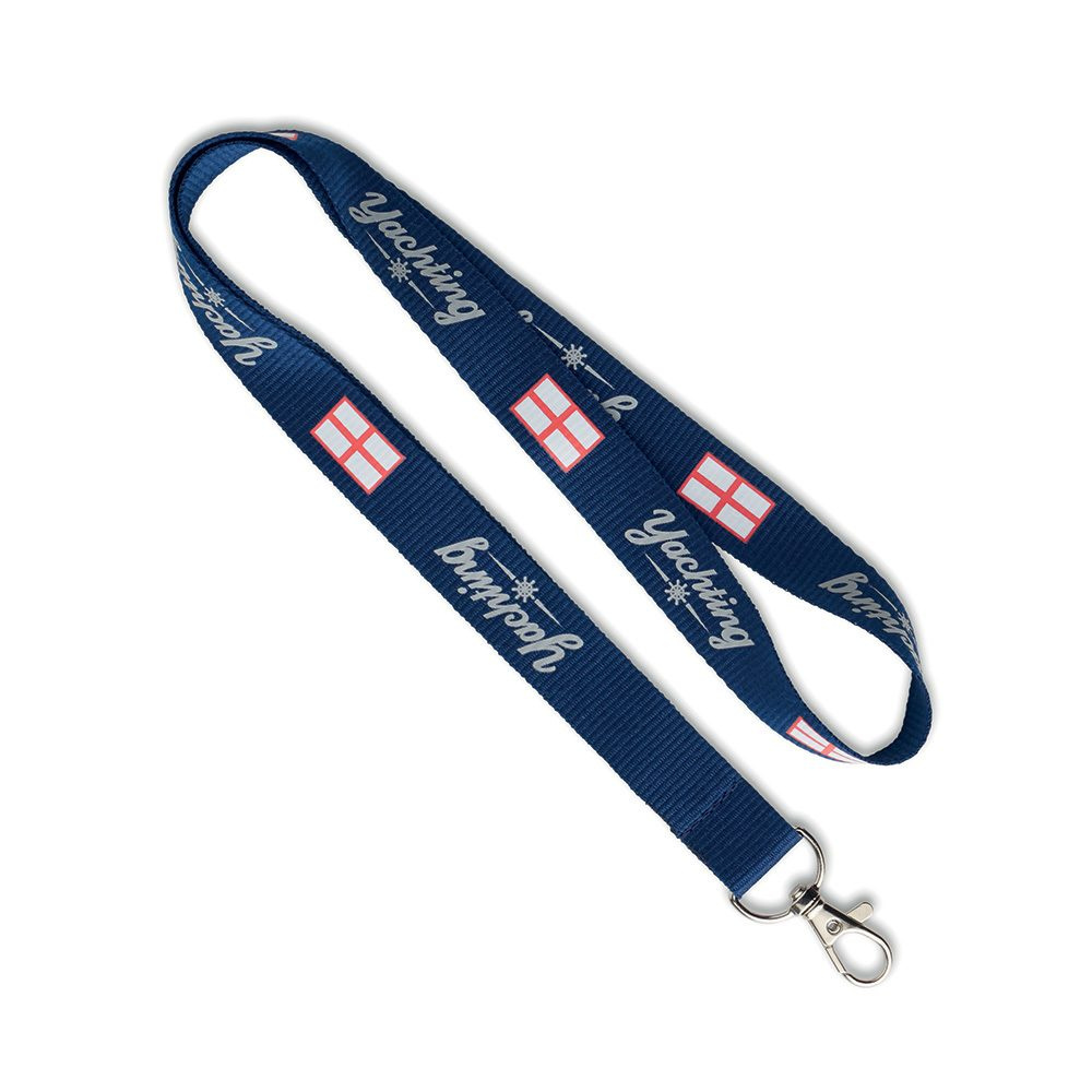 Schlüsselband aus Polyester mit farblich passendem Siebdruck in Pantone-Farben., Produktbild