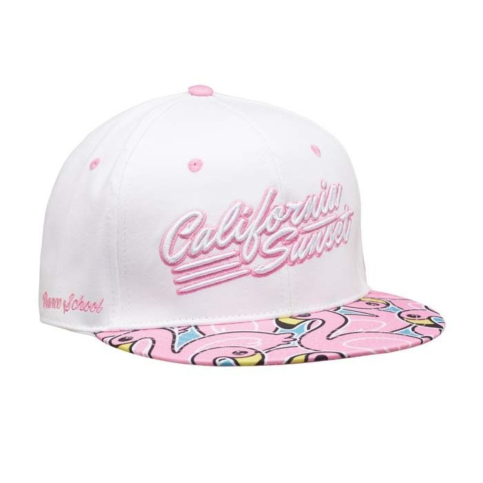 6-Panel-Cap aus Baumwolltwill mit vollfarbigem, flachem Schirm., Produktbild