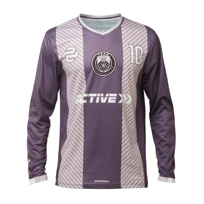 Langarmtrikot mit V-Ausschnitt, Produktbild