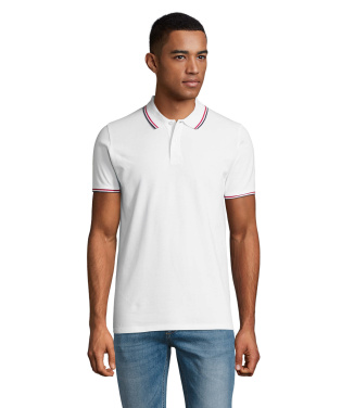 PRESTIGE Herren-Poloshirt, 200 g/m², Weiß, S, Produktbild (3)