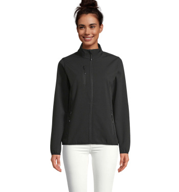 FALCON Damen-Softshelljacke, Schwarz, S, Produktbild (3)