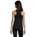 SPORTY ärmelloses Damen-Sportshirt, Schwarz