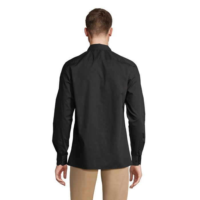 BAILEY Herrenhemd aus Popeline, Schwarz, 4XL, Produktbild (1)