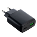 GaN-USB-Ladegerät mit zwei Anschlüssen REEVES-TOMARES, 30 W, schwarz