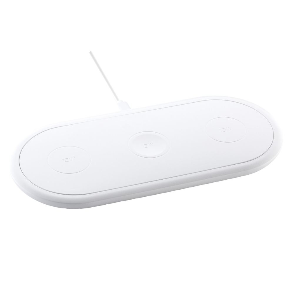 Schnelles kabelloses 3-in-1-Ladegerät REEVES-CALSLEY – weiß (1)