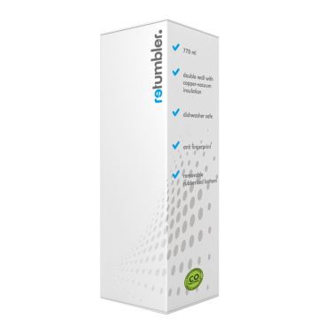 Thermotrinkflasche RETUMBLER-DRINQEO 770 – silber (4)