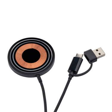 Magnetisches kabelloses Ladegerät REEVES-COPPERNOVA, 15 W – schwarz (4)