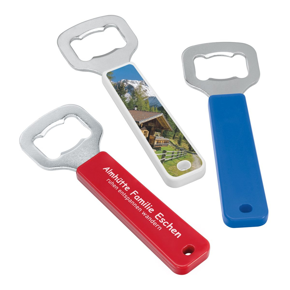 Flaschenöffner, blau, Produktbild (1)