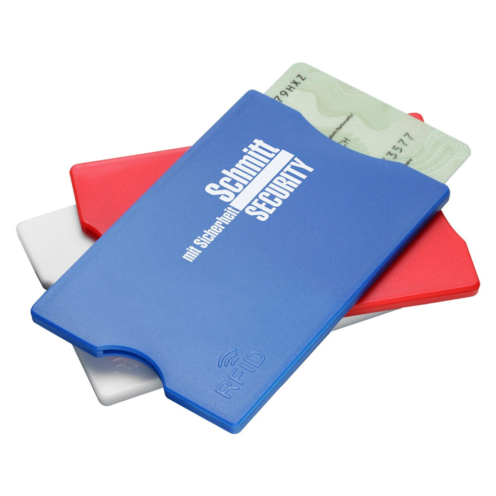 RFID-Kreditkartenhülle, blau, Produktbild (1)